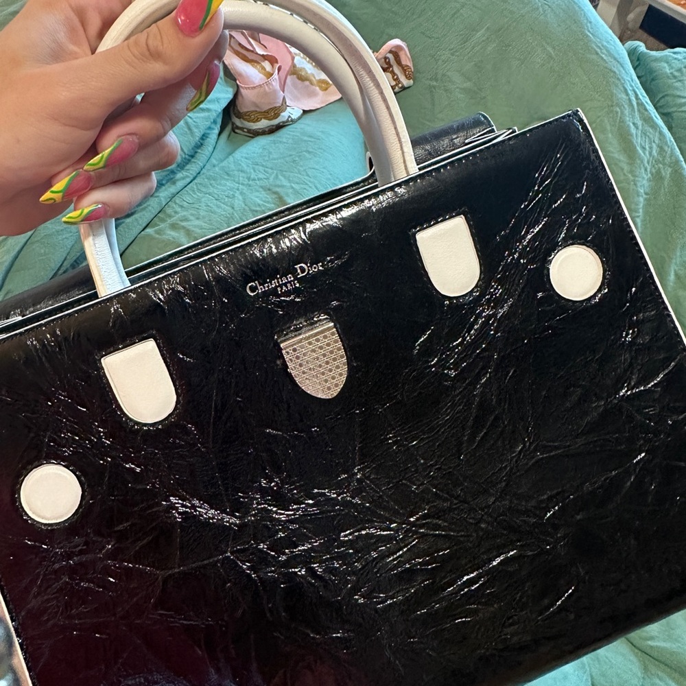 COPY - Christian Dior Diorever Medium Patent Leather Bag